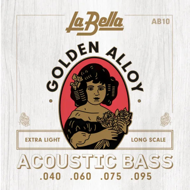 La Bella Golden Alloy Akustik Bas Gitar Teli (040-095)