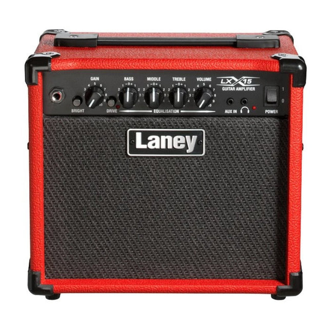 Laney LX15 Red Electric Guitar Amplifier 