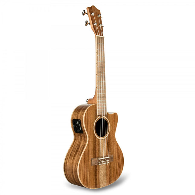 Lanikai ACS-CET Acacia Solid Top Tenor Electric Ukulele 
