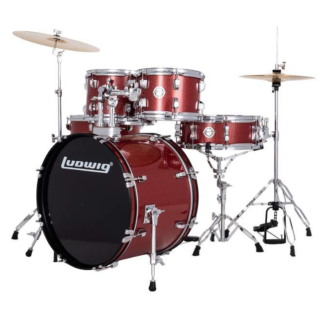 Ludwig Accent Fuse Red Sparkle Akustik Davul Seti