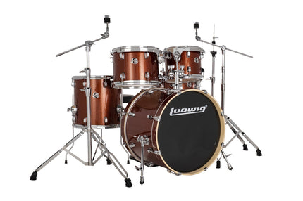 Ludwig Element Evolution LE520024 5 PC 20" Copper Sparkle Drum Set 