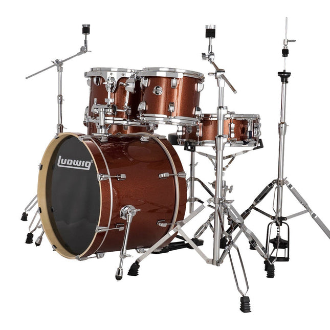 Ludwig Element Evolution LE520024 5 PC 20" Copper Sparkle Drum Set 