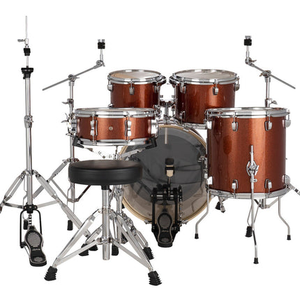 Ludwig Element Evolution LE520024 5 PC 20" Copper Sparkle Drum Set 