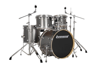 Ludwig Element Evolution LE520028 5 PC 20" Platinum Sparkle Drum Set 