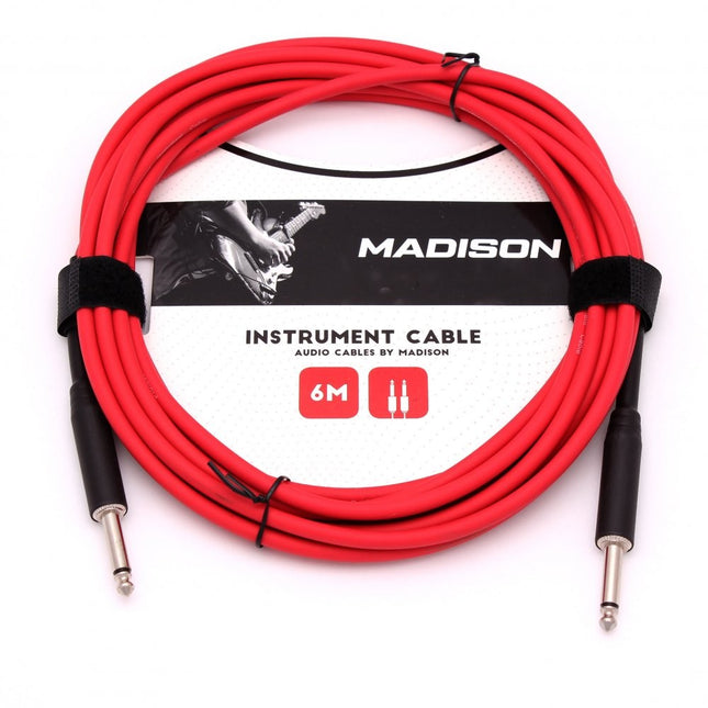 Madison Guitar Cable 6 Meters - RED 