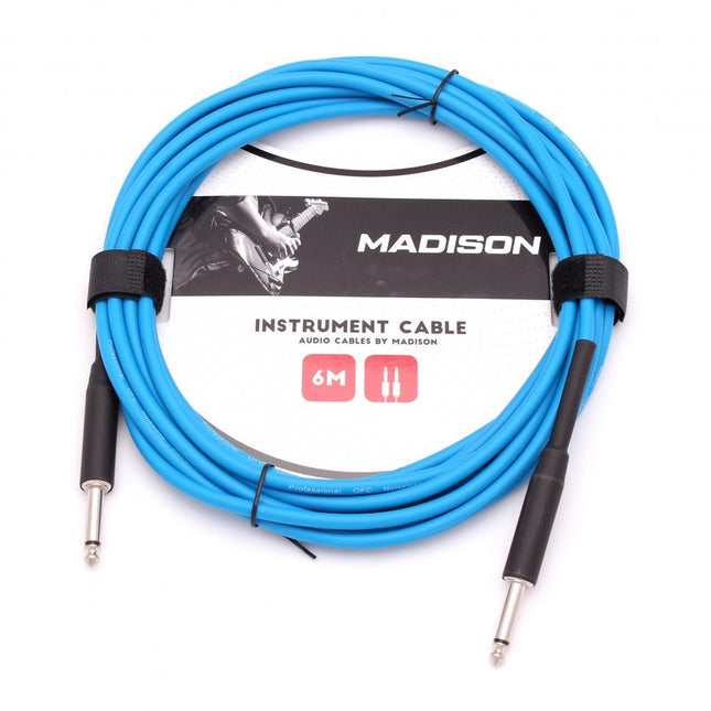 Madison Guitar Cable 6 Meters - BLUE 