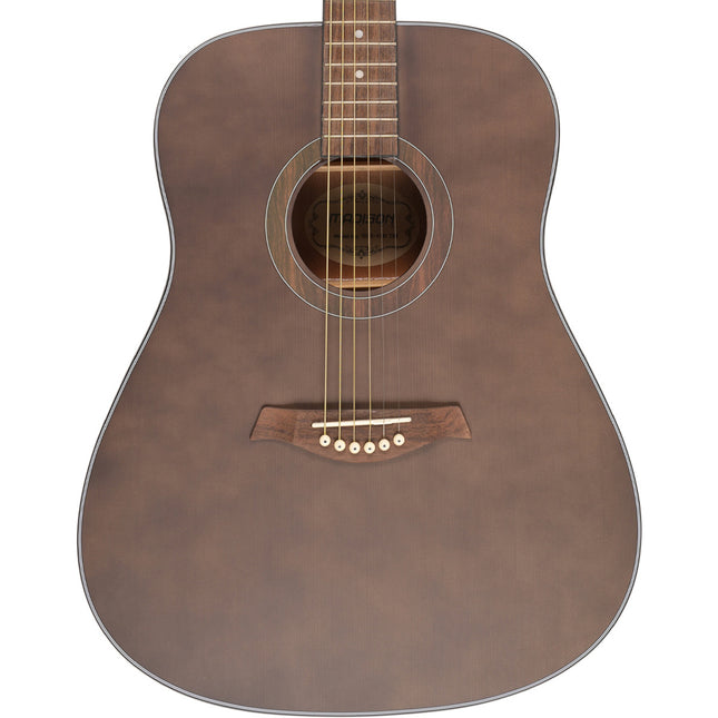 Madison MAG-41M-TBK Trans Black Acoustic Guitar 