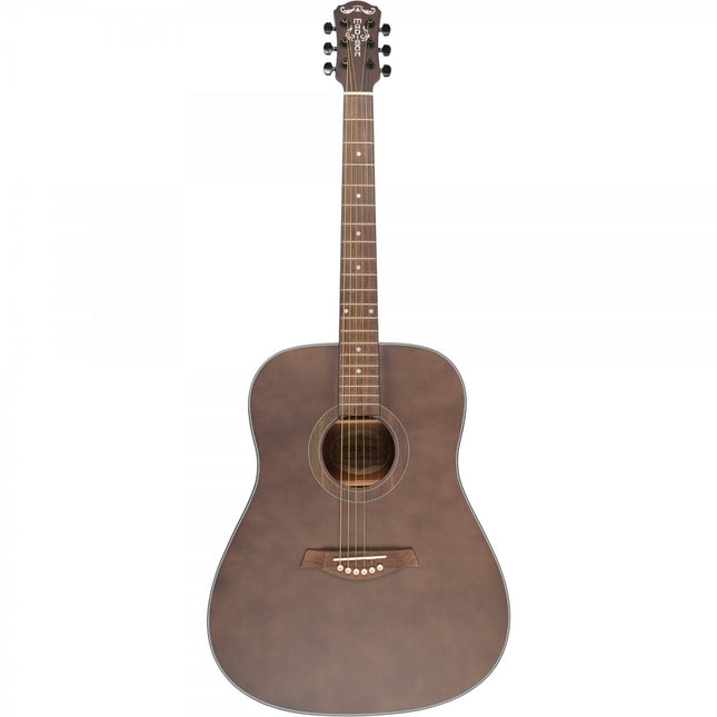 Madison MAG-41M-TBK Trans Black Acoustic Guitar 