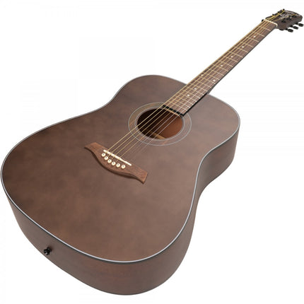Madison MAG-41M-TBK Trans Black Acoustic Guitar 