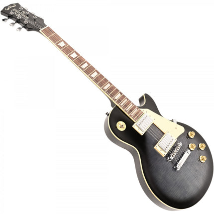 Madison MEG-LPF-TBK Trans Black Electric Guitar 