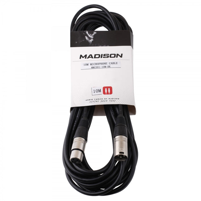 Madison Microphone Cable 10 Meters - BLACK 