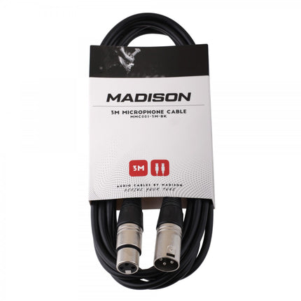 Madison Microphone Cable 3 Meters - BLACK 