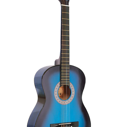 Madrid Mcg-125 Bls-Blue Black 39 Classical Guitar Full Size