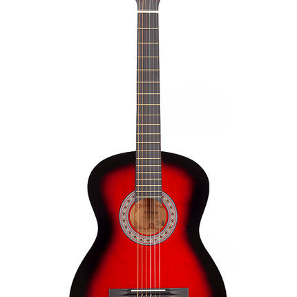 Madrid Mcg-125 Rds-Red Black 39 Classical Guitar Full Size
