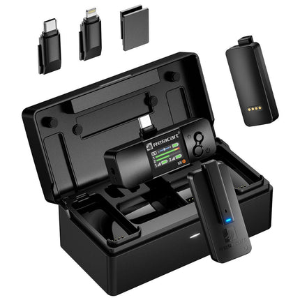 Mi3 White | Dual Channel Mini Wireless Microphone System