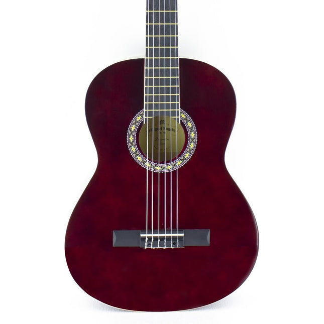 Miguel Angela MA1-WR Claret Red Classical Guitar 