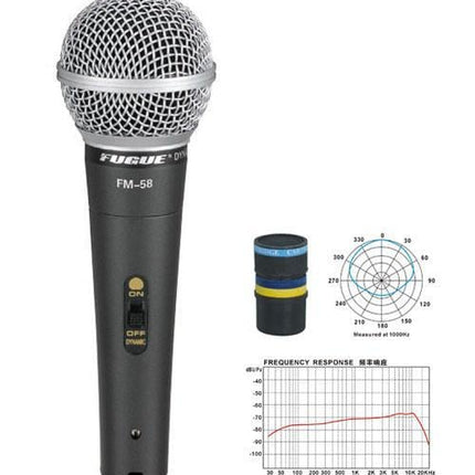 MİKROFON KABLOLU DİNAMİK TEK YÖNLÜ 600 OHM
