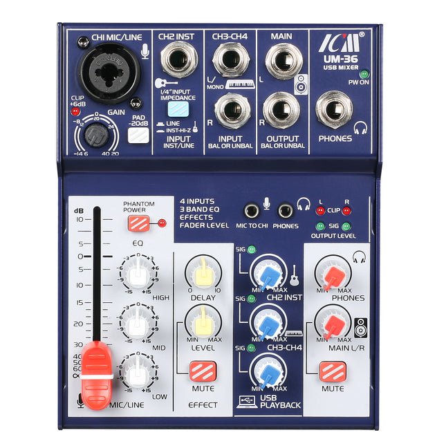 Mixer Sound Card Um-36