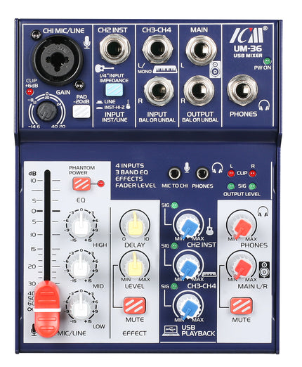 Mixer Sound Card Um-36