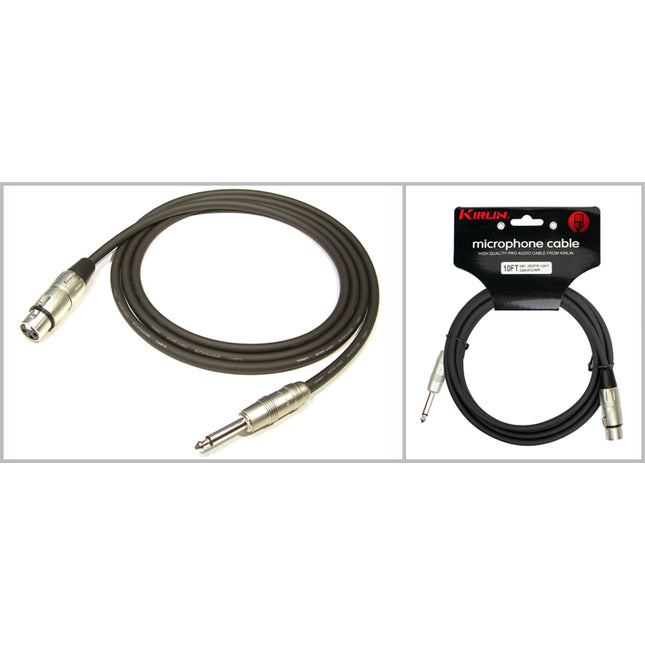 MP-482PR-3MT 24AWG, XLR F - 1/4'' MONO PLUG