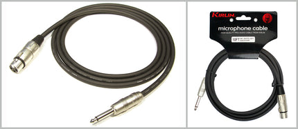 MP-482PR-6MT 24AWG, XLR F - 1/4'' MONO PLUG