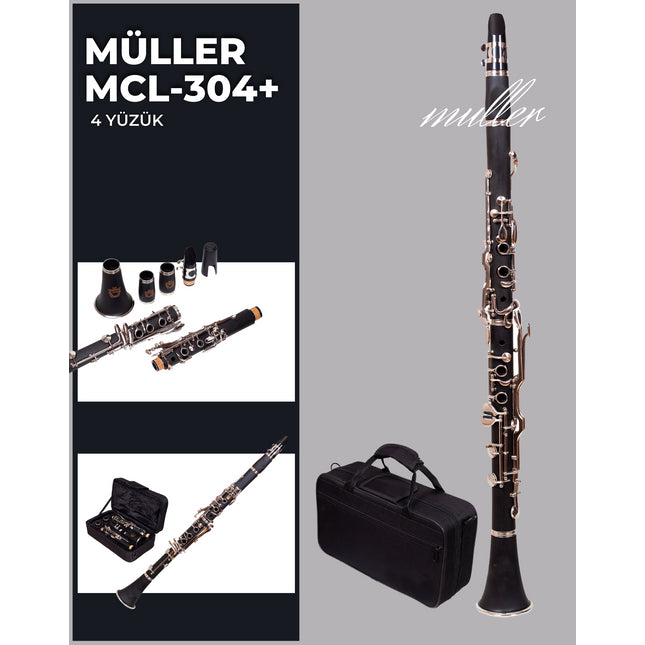 Müller Mcl-304 G Clarinet Luxury Bag 4 Rings