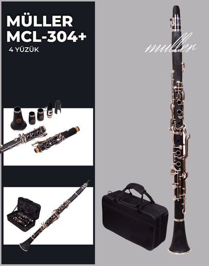 Müller Mcl-304 G Clarinet Luxury Bag 4 Rings