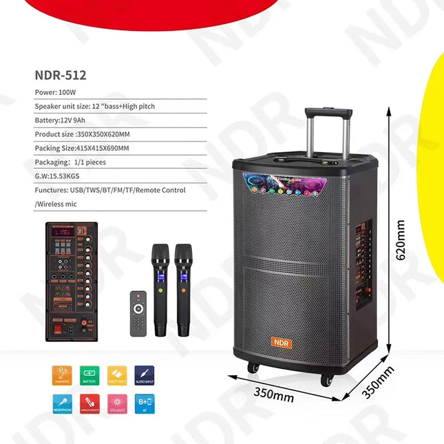 Ndr-512 Rechargeable Portable Speaker