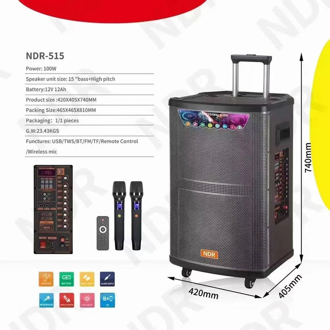 Ndr-515 Rechargeable Portable Speaker