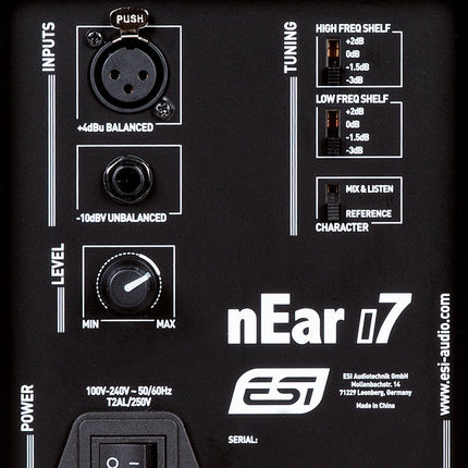 nEar i7 | Top Quality 7'' Studio Reference Monitor | Tek