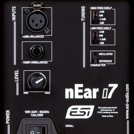 nEar i7 | Top Quality 7'' Studio Reference Monitor | Tek