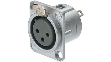 Neutrik Nc3Fdl-1 3 Pin Xlr Chassis Female Connector