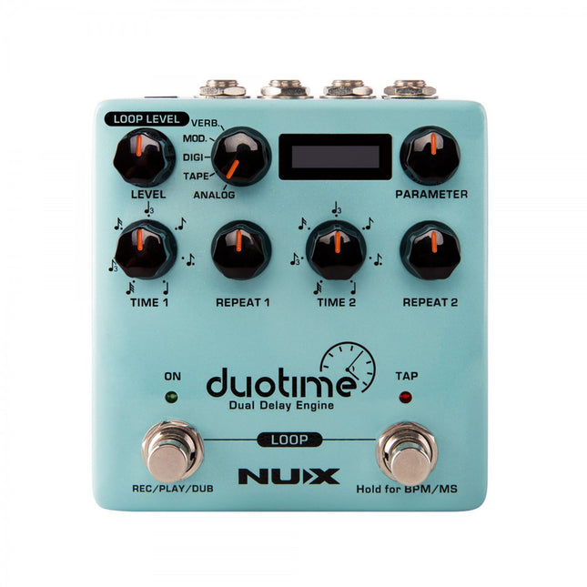 Nux Duo Time Stereo Delay Pedal 