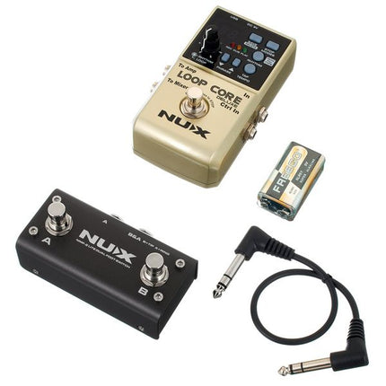 Nux Loop Core Deluxe Looper Pedal and Control Pedal