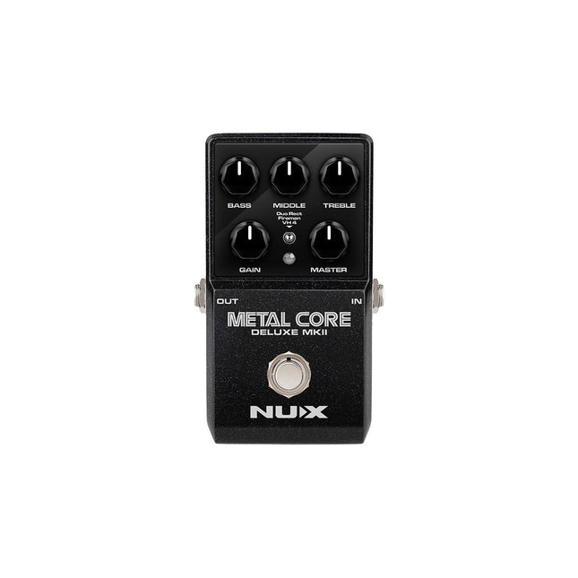 Nux Metal Core Deluxe MKII Distortion Preamp and 3 Mode Amp Modeling Pedal