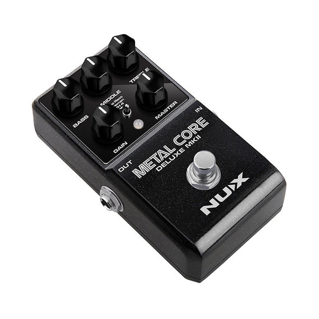 Nux Metal Core Deluxe MKII Distortion Preamp and 3 Mode Amp Modeling Pedal