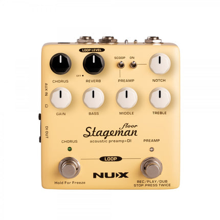 Nux NAP-5 Stageman Acoustic Instrument Preamp &amp; DI Box 
