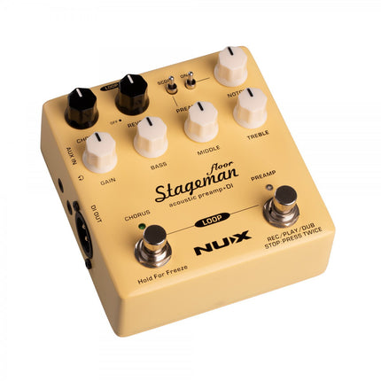 Nux NAP-5 Stageman Acoustic Instrument Preamp &amp; DI Box 