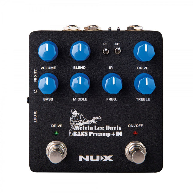 Nux NBP-5 Melvin Lee Davis Signature Bass Preamp + DI Box 