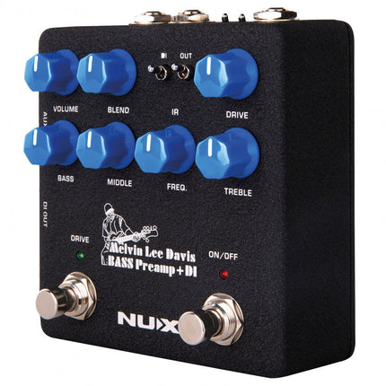 Nux NBP-5 Melvin Lee Davis Signature Bass Preamp + DI Box 