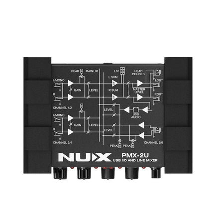 Nux Pmx-2U Sound Card and Mixer