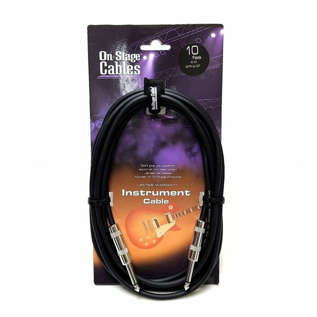 On Stage IC-10 3 Meter Instrument Cable 