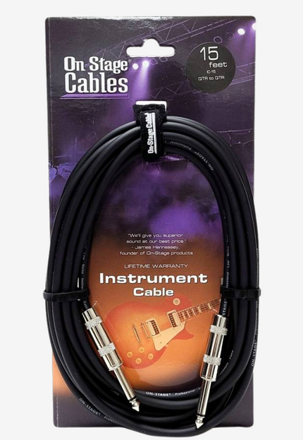 On Stage IC-15 4.5 Meter Instrument Cable 