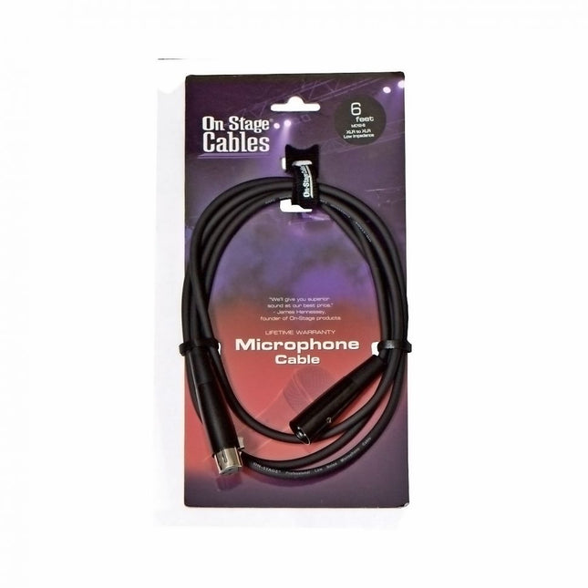 On Stage MC12-6 2 Meter Microphone Cable 