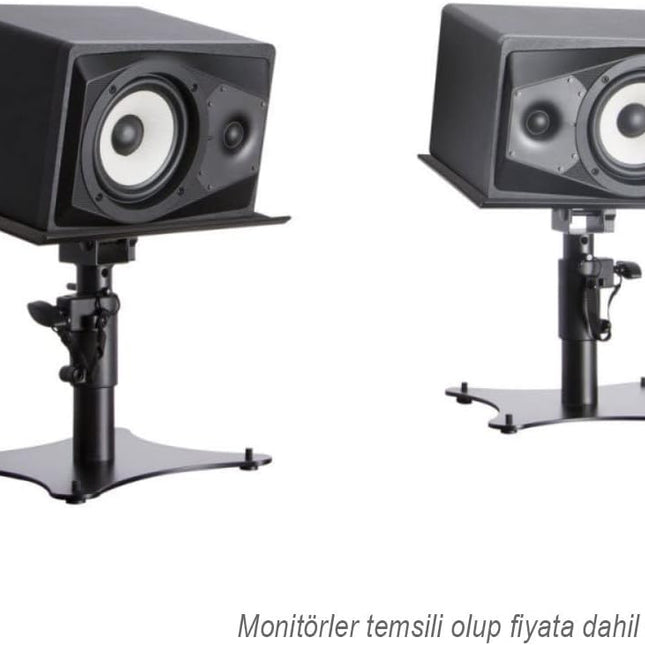 On Stage SMS4500-P Desktop 2-Piece Studio Monitor Stand 
