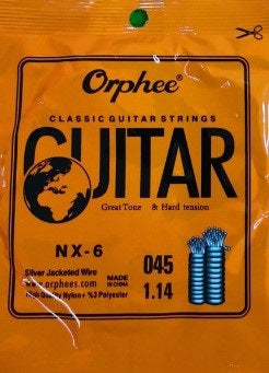Orphee NX-6 Classical Guitar Thick Mi Strings 