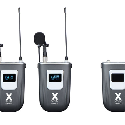 Oxid Cm-200Yy Kablosuz 2 Yaka Kamera Mikrofonu