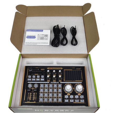 Oxid N8 and 48V Phantom Podcast Youtuber Sound Card Set