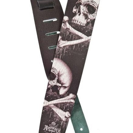 PLANETWAVES 25LAL01 GİTAR ASKISI, 2.5 ALCHEMY LTH-BLKBLOOD SKULL