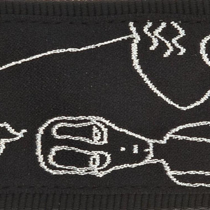 PLANETWAVES 50JS05 GİTAR ASKISI, DOKUMA, JOE SATRIANI GÜMÜS FIGUR SİLVER